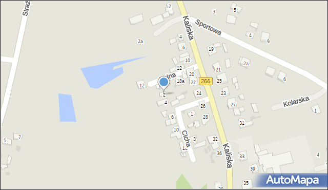 Piotrków Kujawski, Cicha, 2, mapa Piotrków Kujawski