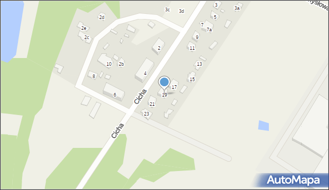 Radziejowice, Cicha, 19, mapa Radziejowice