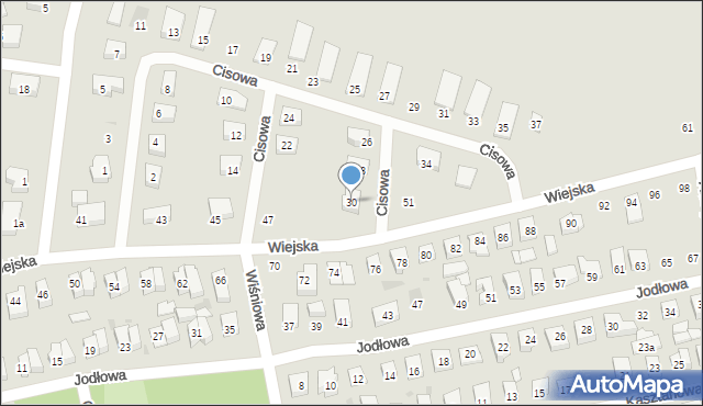 Reda, Cisowa, 30, mapa Reda