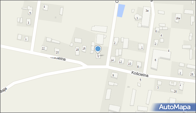 Ryńsk, Cisowa, 1, mapa Ryńsk