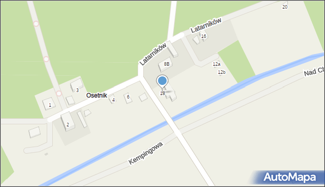 Sasino, Cisowa, 18, mapa Sasino