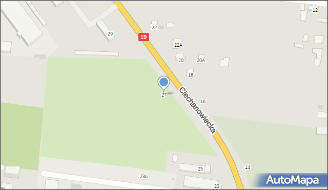 Siemiatycze, Ciechanowiecka, 27, mapa Siemiatycze