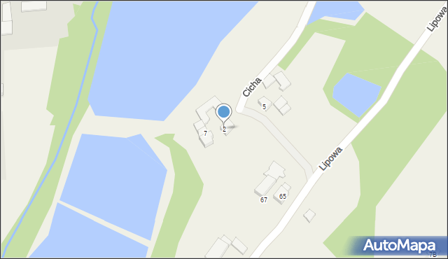 Stara Wieś, Cicha, 2, mapa Stara Wieś