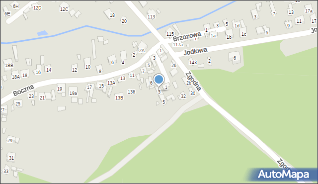 Starachowice, Cisowa, 3, mapa Starachowic