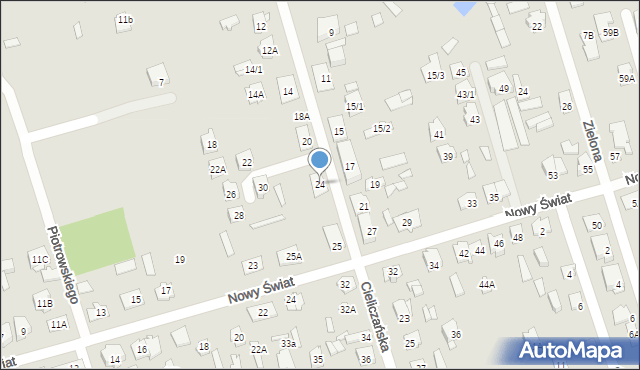 Supraśl, Cieliczańska, 24, mapa Supraśl