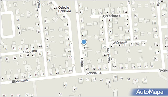 Turek, Cicha, 13, mapa Turka