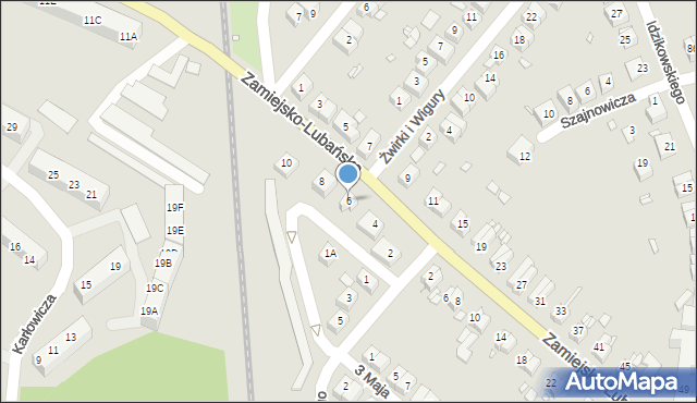 Zgorzelec, Ciołkowskiego Konstantego, 6, mapa Zgorzelec