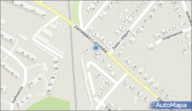 Zgorzelec, Ciołkowskiego Konstantego, 8, mapa Zgorzelec