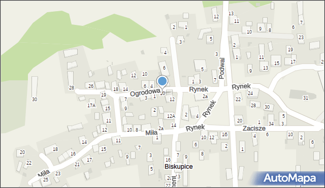 Biskupice, Cmentarna, 10, mapa Biskupice