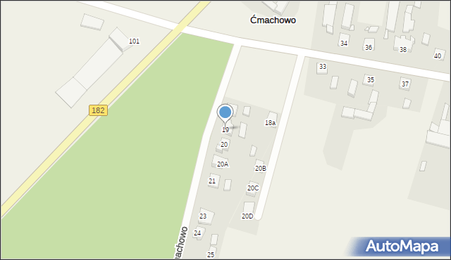 Ćmachowo, Ćmachowo, 19, mapa Ćmachowo