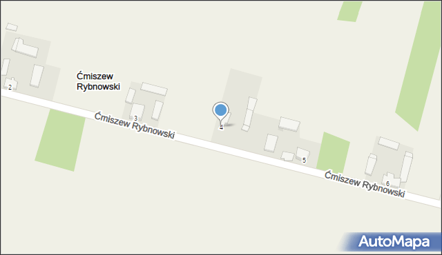Ćmiszew Rybnowski, Ćmiszew Rybnowski, 4, mapa Ćmiszew Rybnowski