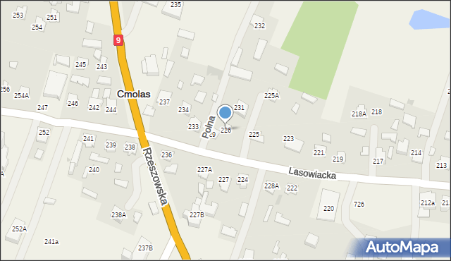 Cmolas, Cmolas, 226, mapa Cmolas