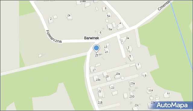 Czerwionka-Leszczyny, Cmentarna, 15, mapa Czerwionka-Leszczyny