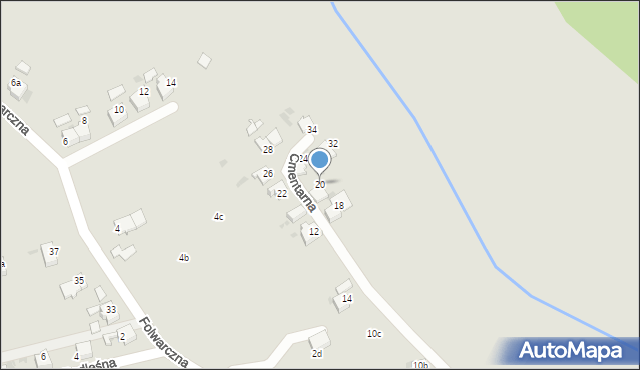 Czerwionka-Leszczyny, Cmentarna, 20, mapa Czerwionka-Leszczyny