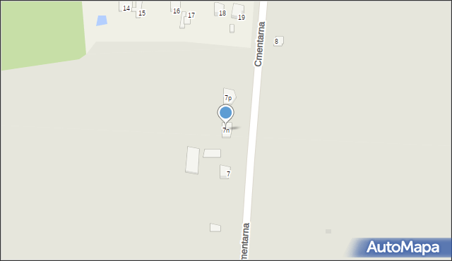 Gniewkowo, Cmentarna, 7n, mapa Gniewkowo