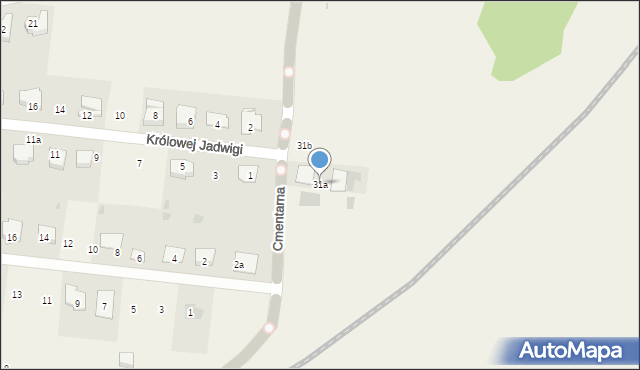 Gorzkowice, Cmentarna, 31a, mapa Gorzkowice