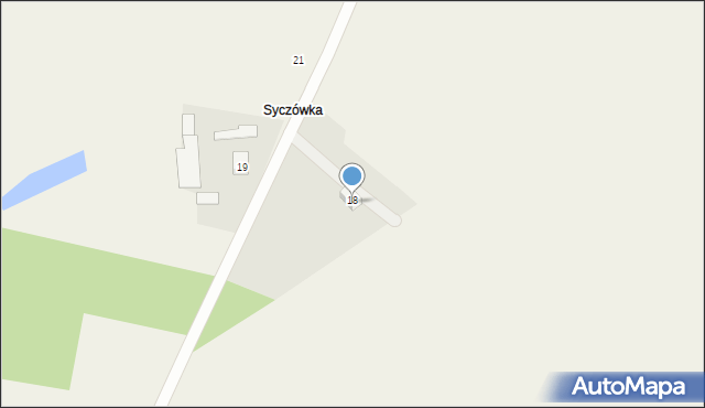 Komarówka Podlaska, Cmentarna, 20, mapa Komarówka Podlaska