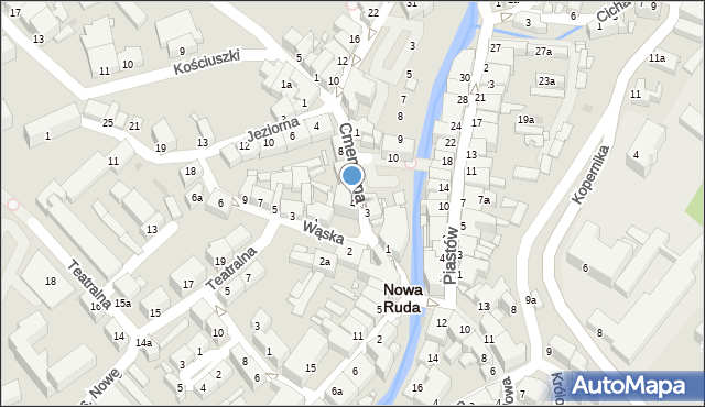 Nowa Ruda, Cmentarna, 4, mapa Nowa Ruda