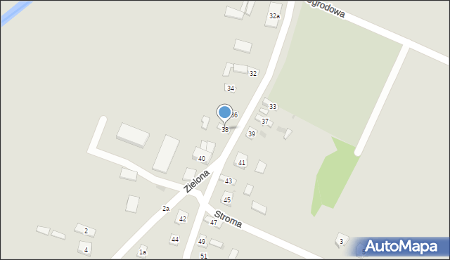 Przyrów, Cmentarna, 38, mapa Przyrów