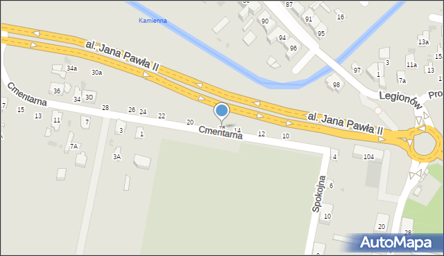 Skarżysko-Kamienna, Cmentarna, 16, mapa Skarżysko-Kamienna