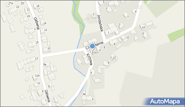 Stary Ujazd, Cmentarna, 2, mapa Stary Ujazd