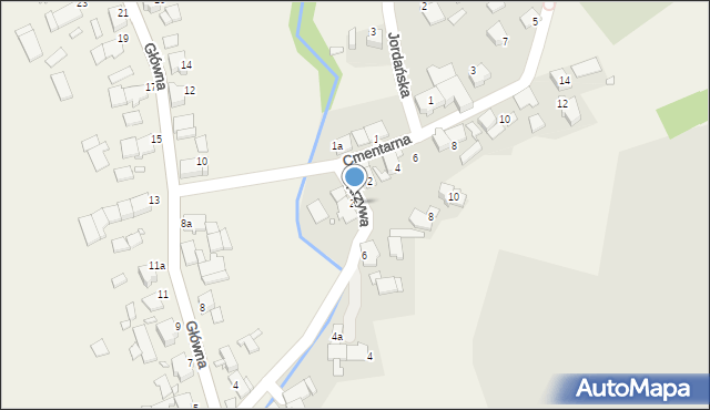 Stary Ujazd, Cmentarna, 2a, mapa Stary Ujazd