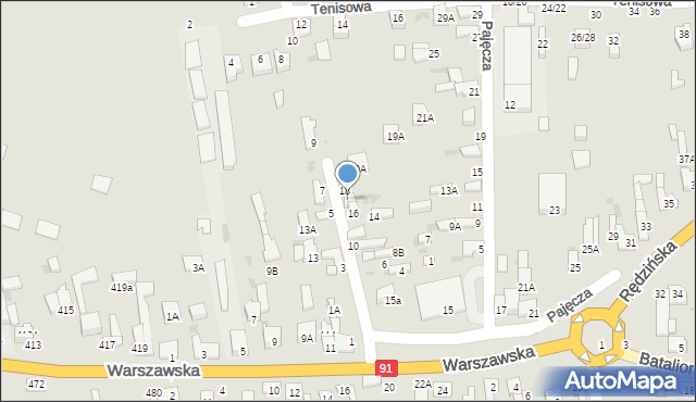 Częstochowa, Conrada-Korzeniowskiego Józefa, 16A, mapa Częstochowy