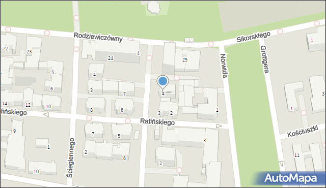 Kołobrzeg, Conrada-Korzeniowskiego Józefa, 4, mapa Kołobrzegu