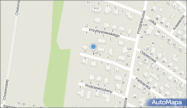 Zgierz, Conrada-Korzeniowskiego Józefa, 8, mapa Zgierz