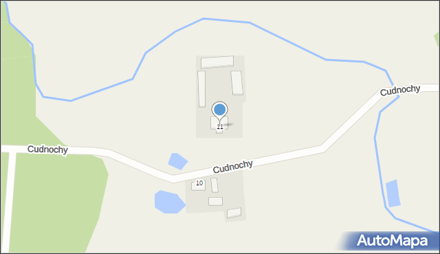 Cudnochy, Cudnochy, 11, mapa Cudnochy