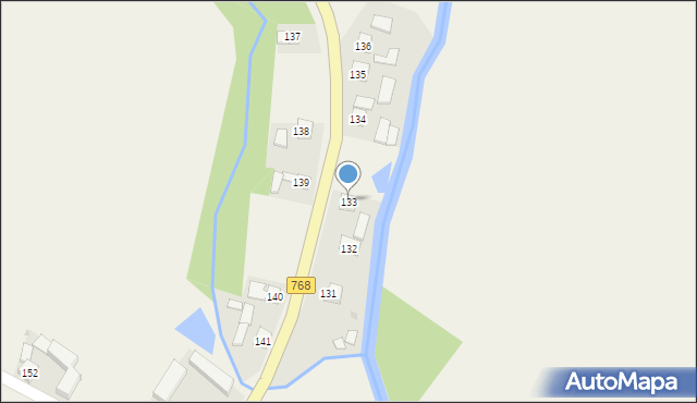 Cudzynowice, Cudzynowice, 133, mapa Cudzynowice