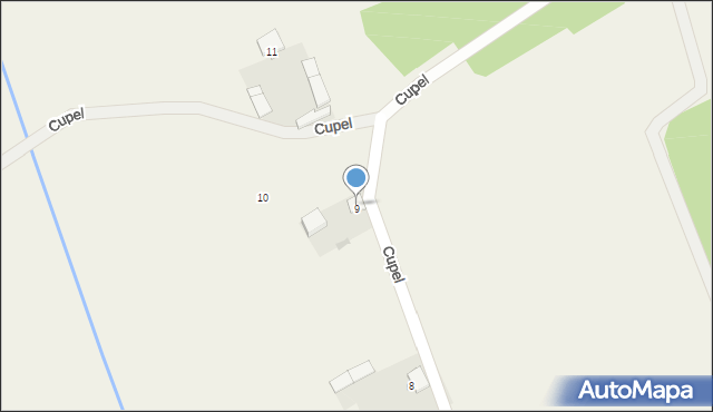Cupel, Cupel, 9, mapa Cupel