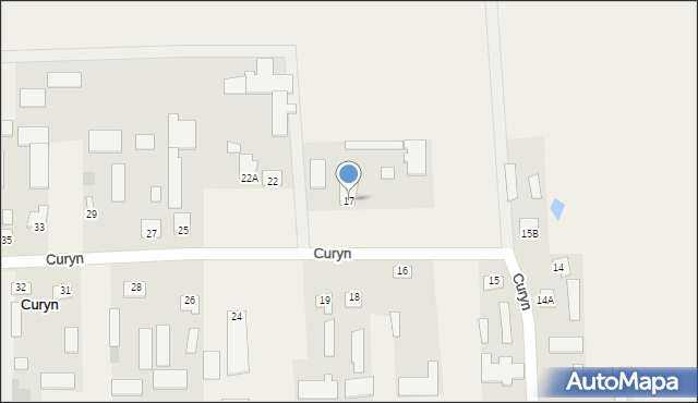 Curyn, Curyn, 17, mapa Curyn