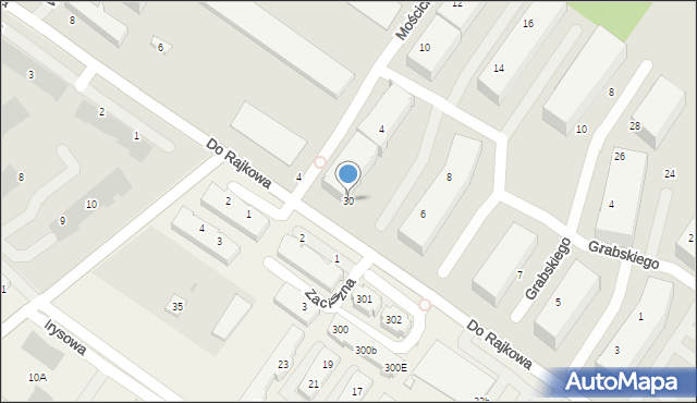 Szczecin, Cukrowa, 30, mapa Szczecina