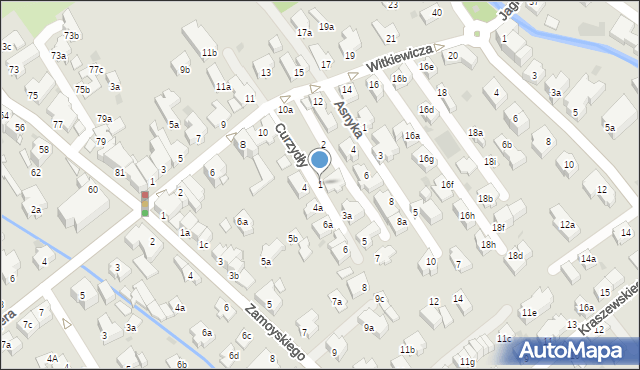 Zakopane, Curzydły Władysława, ks., 1, mapa Zakopanego