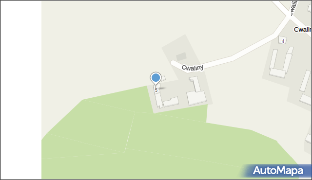 Cwaliny, Cwaliny, 5, mapa Cwaliny