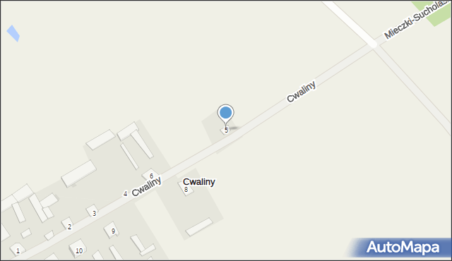 Cwaliny, Cwaliny, 5, mapa Cwaliny