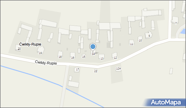Ćwikły-Rupie, Ćwikły-Rupie, 14, mapa Ćwikły-Rupie