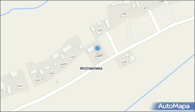 Ćwików, Ćwików, 114A, mapa Ćwików