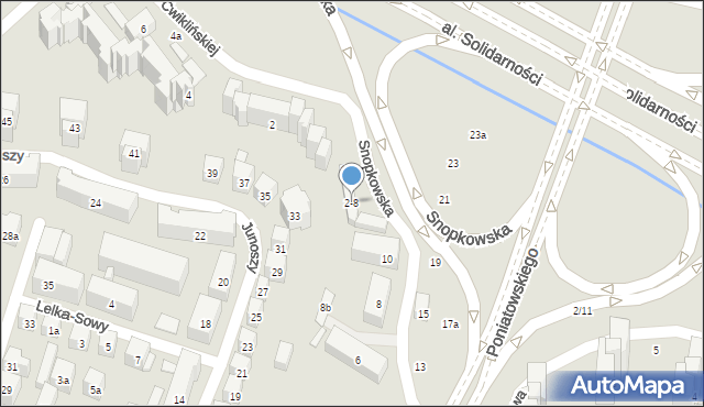 Lublin, Ćwiklińskiej Mieczysławy, 2-8, mapa Lublina
