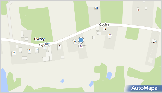 Cychry, Cychry, 4A, mapa Cychry