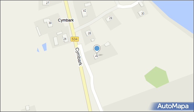 Cymbark, Cymbark, 41, mapa Cymbark