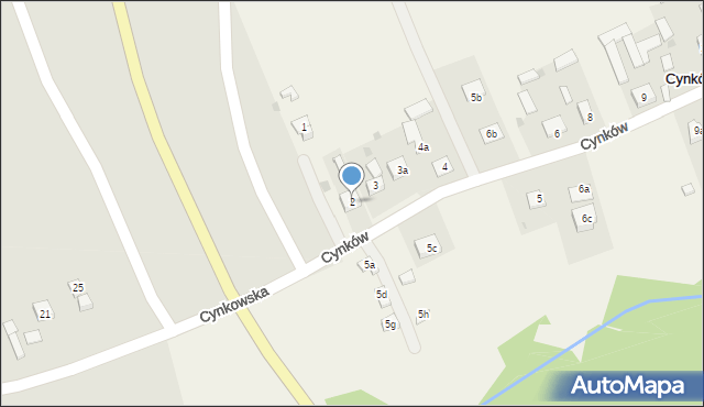 Cynków, Cynków, 2, mapa Cynków