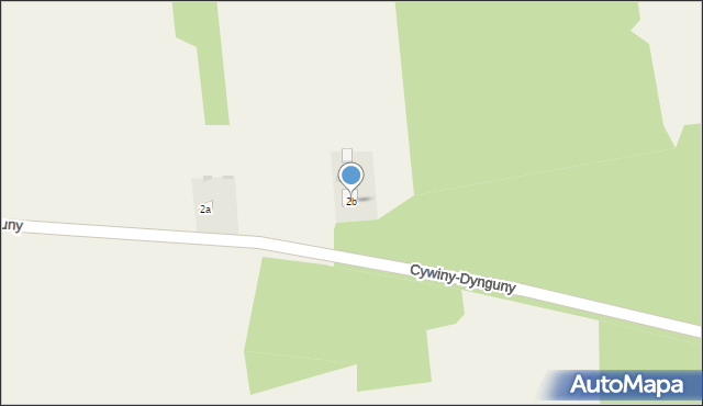 Cywiny-Dynguny, Cywiny-Dynguny, 2b, mapa Cywiny-Dynguny