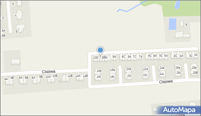 Kobylnica, Cyprysowa, 10B, mapa Kobylnica