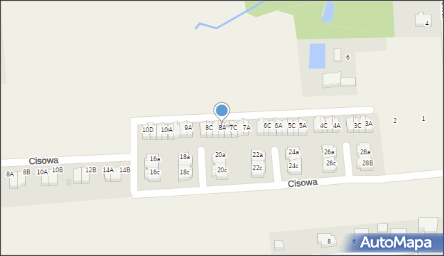 Kobylnica, Cyprysowa, 8A, mapa Kobylnica