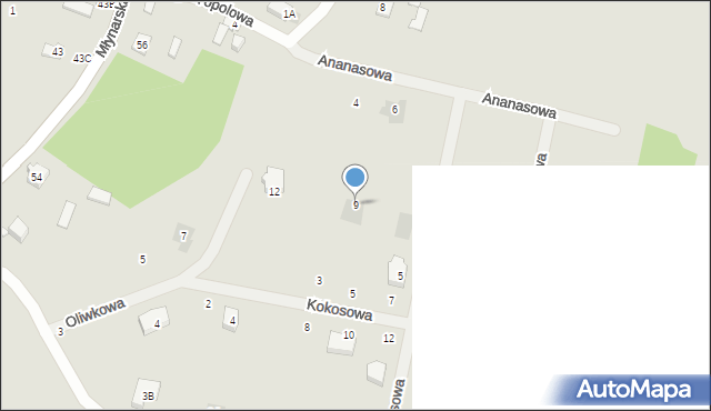 Nasielsk, Cytrusowa, 9, mapa Nasielsk