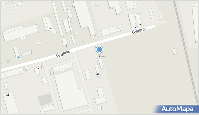 Opole, Cygana Józefa, 6, mapa Opola