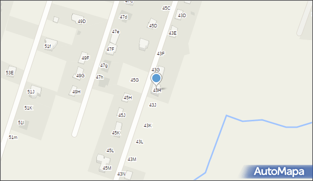 Piątkowisko, Cynkowa, 43H, mapa Piątkowisko