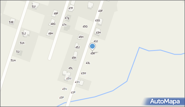 Piątkowisko, Cynkowa, 43K, mapa Piątkowisko